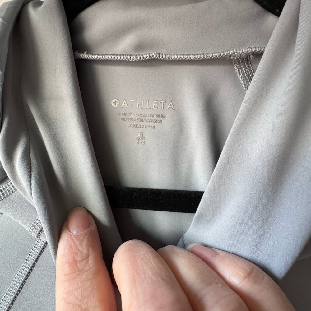 Athleta Silver Interval Jacket Running Cloud Gray… - image 7